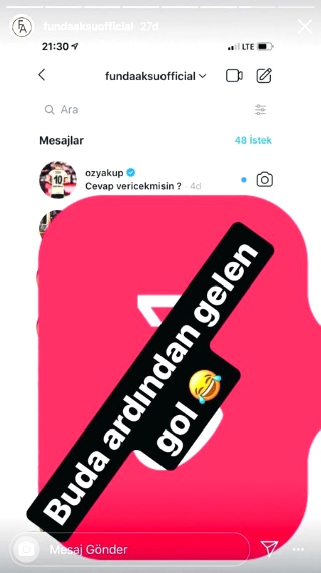 Nişanlı futbolçu modelə mesaj yazdı, biabır oldu - FOTO