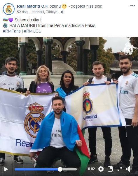 "Real"ın rəsmi səhifəsindən Azərbaycan dilində paylaşım - FOTO/VİDEO