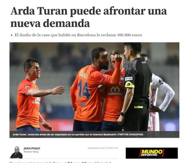 Barselona sakini Arda Turanı məhkəməyə verir - SƏBƏB
