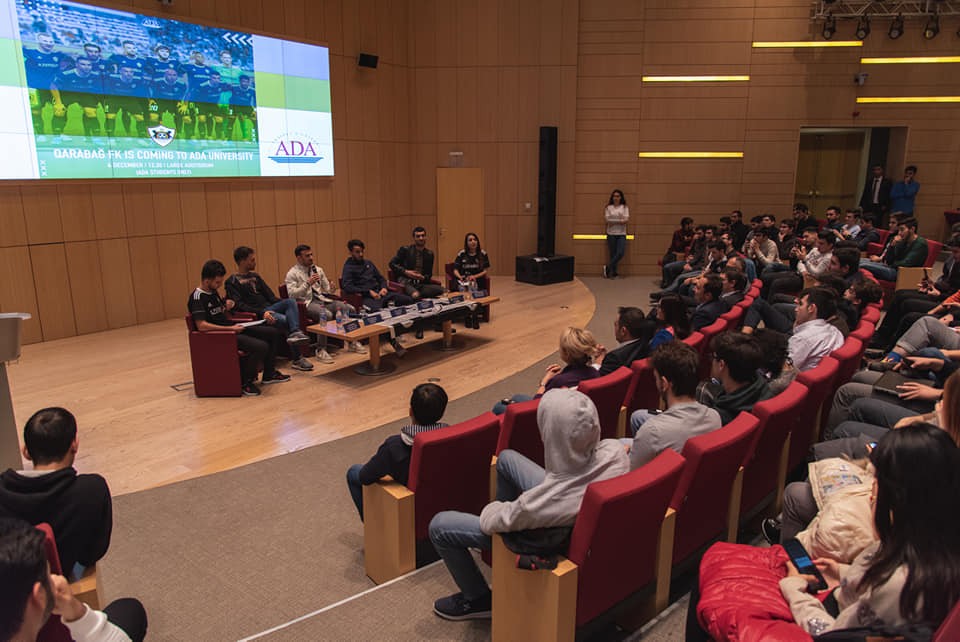 "Qarabağ"ın futbolçuları ADA Universitetində - FOTOLAR