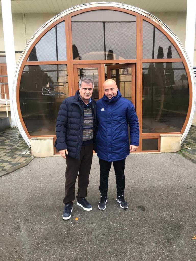 Şenol Güneş Bakıya gəldi - FOTO