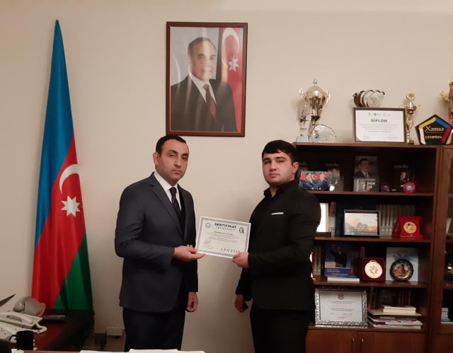 Elşən Məmmədov Alpaqut Turan döyüş sənətini Sumqayıtda tədris edəcək (FOTO) 