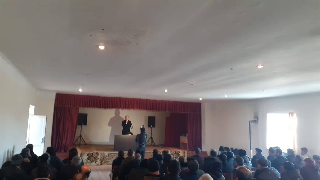 Tanınmış jurnalist İlkin Xəlilov seçicilərlə növbəti görüşü keçirdi - FOTOLAR