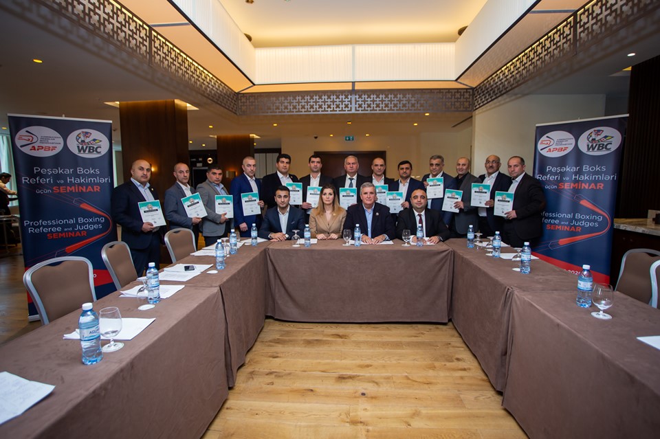 Azərbaycan Peşəkar Boks Federasiyası ölkədə ilk dəfə WBC ilə təlimlər təşkil edib - FOTO/VİDEO