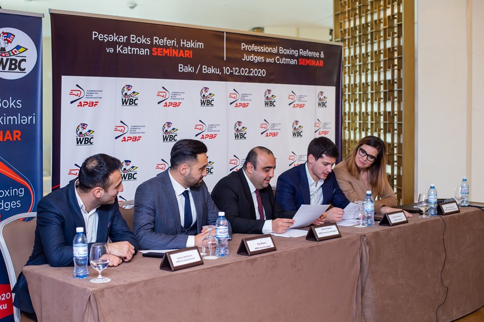 Azərbaycan Peşəkar Boks Federasiyası ölkədə ilk dəfə WBC ilə təlimlər təşkil edib - FOTO/VİDEO