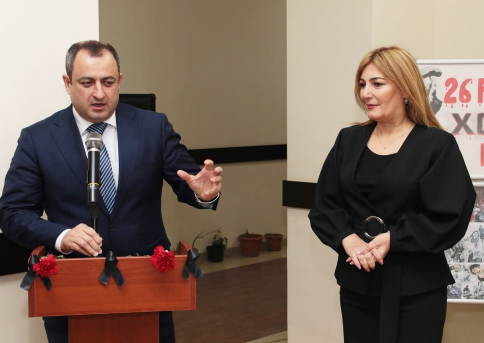 Xocalı faciəsi qurbanlarının xatirəsinə həsr edilən “Unutsaq, unudularıq” adlı tədbir təşkil olundu