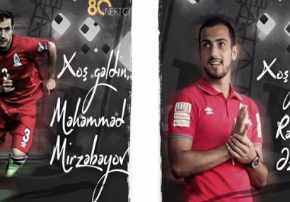 "Neftçi" 2 futbolçu transfer etdi - RƏSMİ