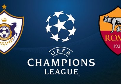 "Qarabağ" - "Roma": start heyətləri açıqlandı