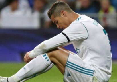Ronaldo karyerasının şokunu yaşayır