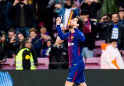Messi 39 illik rekordu qırdı - VİDEO
