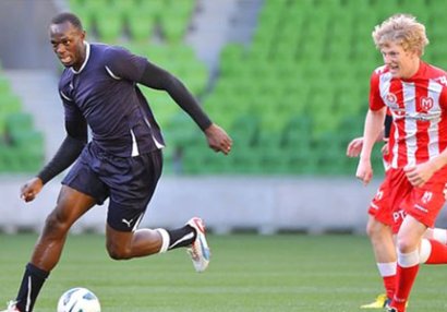 Usayn Bolt rəsmən futbolçu oldu