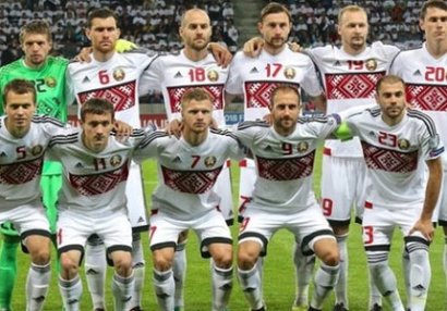 Belarusun Azərbaycanla oyun üçün heyəti