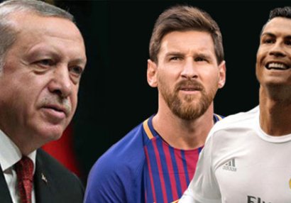 Ərdoğan Messi və Ronaldonu müqayisə etdi: \