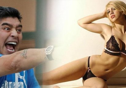 Maradona məşhur futbolçunun arvadı ilə oteldə yaxalandı