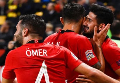 UEFA Millətlər Liqası: Türkiyədən möhtəşəm qələbə
