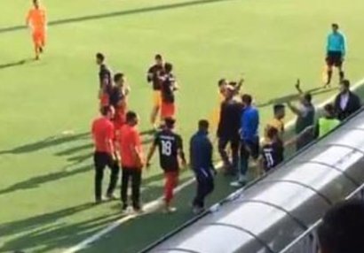 “FC Baku” - “Şahdağ” oyununda dava düşdü: meydana polis girdi - FOTOLAR