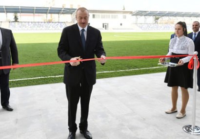 Prezident Beyləqan Olimpiya Kompleksinin açılışında iştirak edib - FOTOLAR