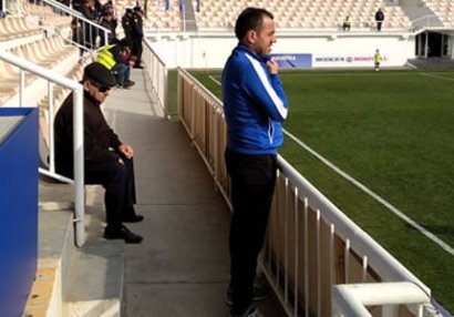 Ayxan Abbasov tribunada - FOTO