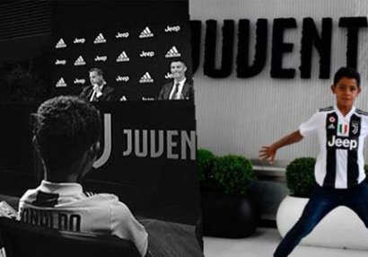 Ronaldonun oğlundan möhtəşəm göstərici