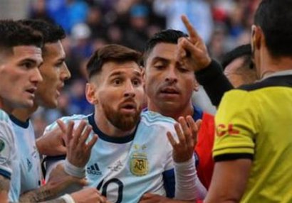 Lionel Messi 3 ay diskvalifikasiya olundu