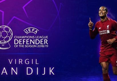 UEFA: Mövsümün ən yaxşı müdafiəçisi
