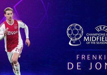 UEFA: Mövsümün ən yaxşı yarımmüdafiəçisi