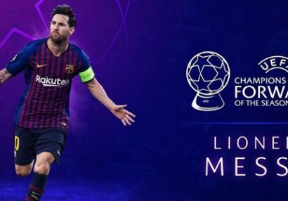 UEFA: Mövsümün ən yaxşı hücumçusu