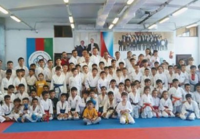Arpaçay Karate Klubu təlim-məşq toplantısı keçirib - FOTOLAR