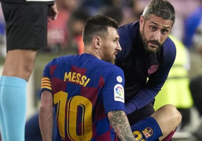 Messi yenidən zədələndi