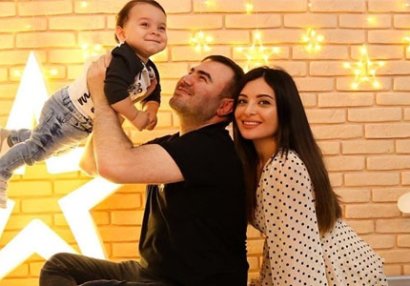 Şəhriyar Məmmədyarov ailəsi ilə kamera qarşısında - FOTOLAR