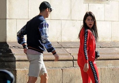 Ronaldo və sevgilisi elə yerdə yaxalandı ki... - FOTOLAR