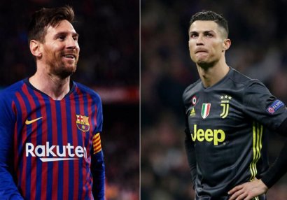 Messi Ronaldonu keçdi