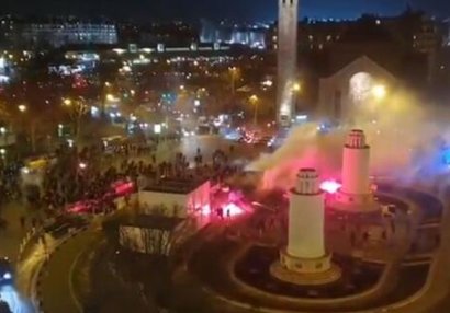 Fransada “Qalatasaray” azarkeşlərinə hücum - VİDEO