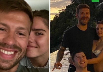 Məşhur futbolçu Yeltsinin 17 yaşlı nəvəsi ilə eşq yaşayır - FOTO