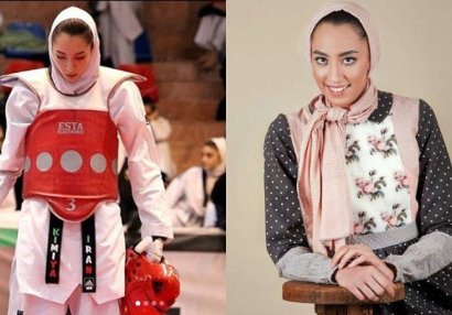 İranın Olimpiadadakı yeganə azərbaycanlı medalçısı siyasi səbəblərə görə ölkəni tərk etdi (FOTOLAR)