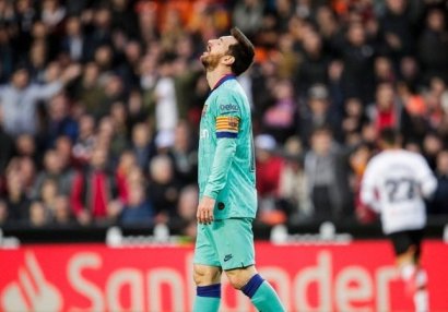 Messi şəxsi antirekordunu təkrarladı