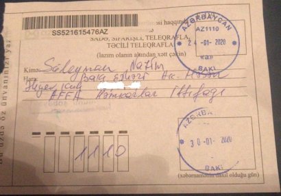 AFFA Həmkarlar İttifaqının prezidentə göndərdiyi bildiriş cavab gəldi - FOTO
