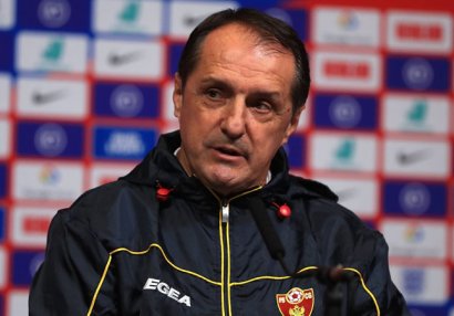 Monteneqronun baş məşqçisi: \