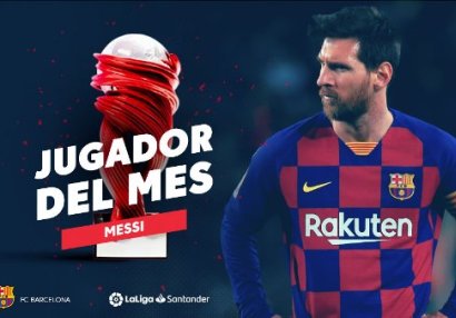 Ayın ən yaxşı oyunçusu - Messi
