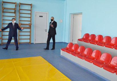 Prezident yeni Olimpiya İdman Kompleksinin açılışını etdi - FOTOLAR
