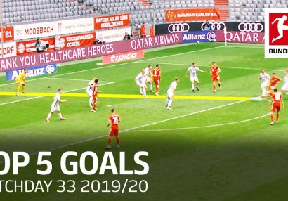 Bundesliqada 33-cü turun ən yaxşı 5 qolu - VİDEO