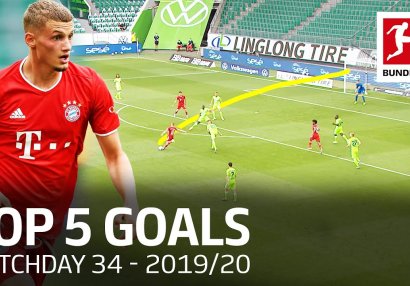Bundesliqa: Son turun ən yaxşı 5 qolu - VİDEO