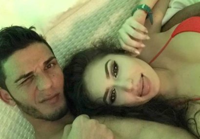 Aygünün qızı ilə görüntüsü yayılan futbolçu sevgilisilə şəkil paylaşıb bu sözləri yazdı - FOTOLAR