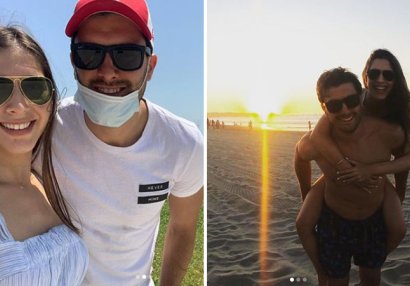 Bakıdan gedən futbolçu sevgilisi ilə 3 gün aeroportda yatdı - FOTOLAR