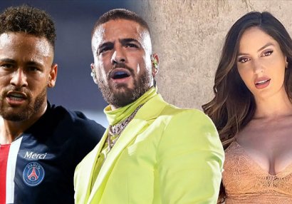 Neymar sevgilisini əlindən aldığı reperə söz atdı, ara qarışdı - FOTOLAR