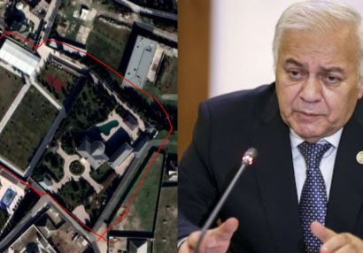 Federasiya prezidentinin Şüvəlandakı villası: Tennis kortu, futbol meydançası - FOTO