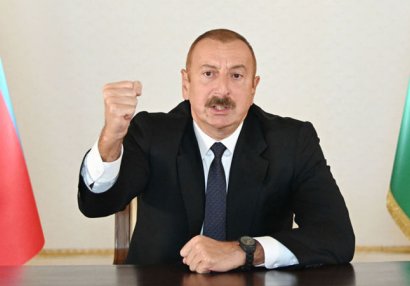 Prezident İlham Əliyev xalqa müraciət etdi - VİDEO