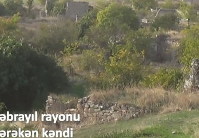 İşğaldan azad olunan daha bir kəndin görüntüləri - VİDEO