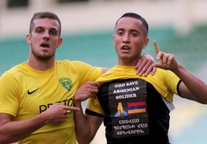 AFFA-nın müraciətindən sonra erməni futbolçuya xəbərdarlıq edildi