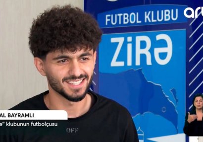 Kəndləri işğaldan azad olunan futbolçumuzun sevinc hissləri - VİDEO